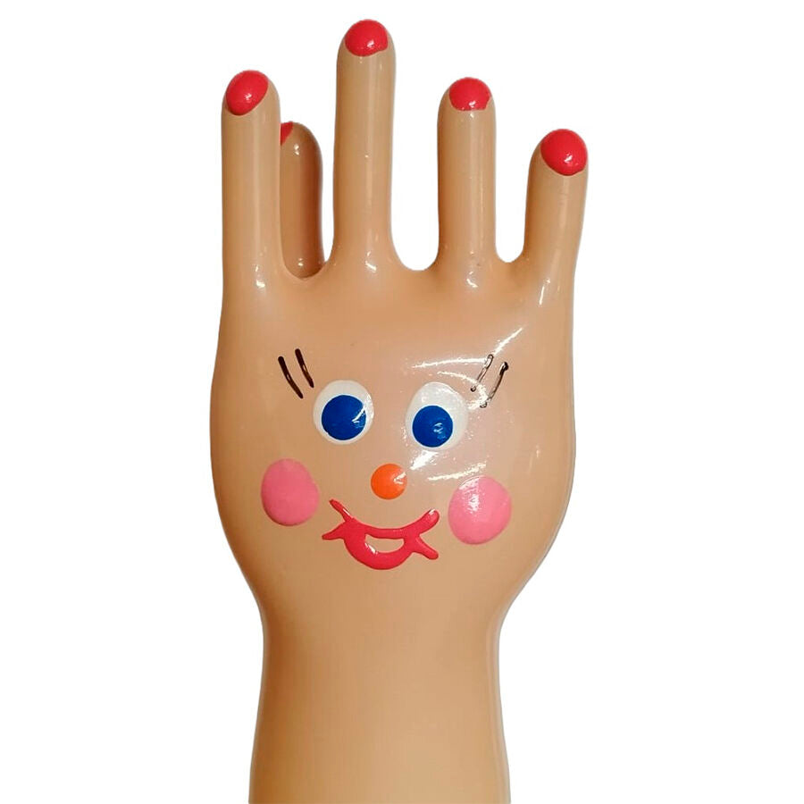 CONDOMERIE - HANDPAINTED NOVELTY CONDOMS BIG HAPPY HAND XL - NOCTURNA DESIRES