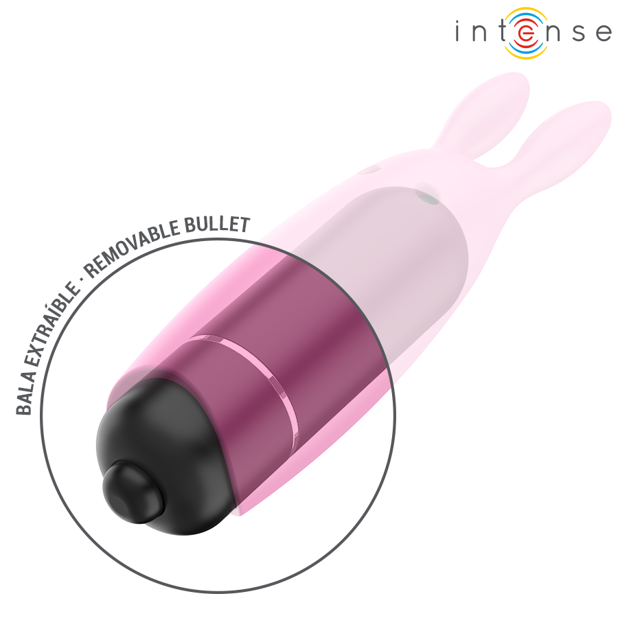 INTENSE - HOPPER PINK VIBRATING BULLET 8.3 X 2.4 CM - NOCTURNA DESIRES