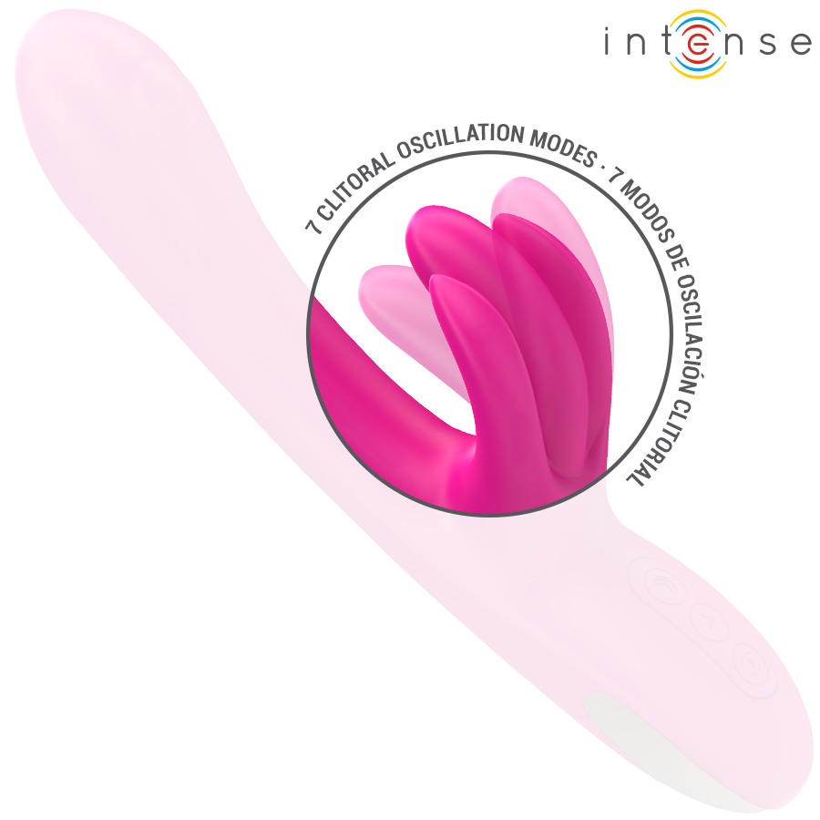 INTENSE - BRITNEY MULTIFUNCTION RABBIT VIBRATOR 23 CM PINK - NOCTURNA DESIRES