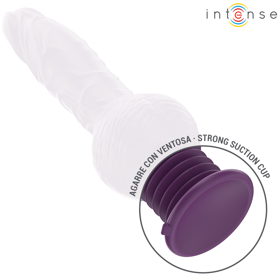 INTENSE - TATUM MULTIFUNCTION VIBRATOR WITH UP AND DOWN VIBRATION 24 CM PURPLE - NOCTURNA DESIRES