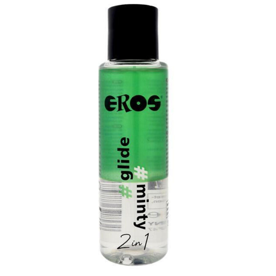EROS - "2 IN 1" GLIDE MINTY SILICONE-BASED LUBRICANT 100 ML - NOCTURNA DESIRES