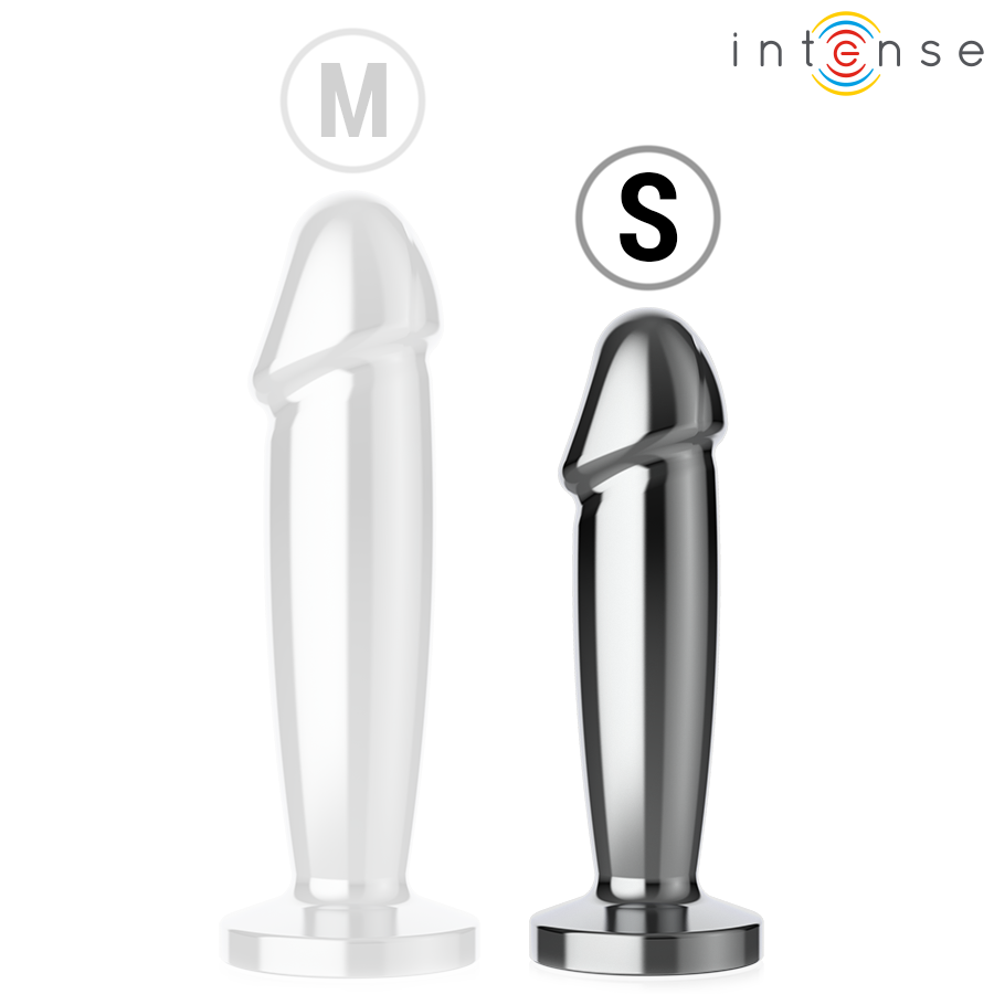 INTENSE - ANAL PLUG 10 VIBRATIONS METAL DILDO WITH REMOTE CONTROL S - NOCTURNA DESIRES