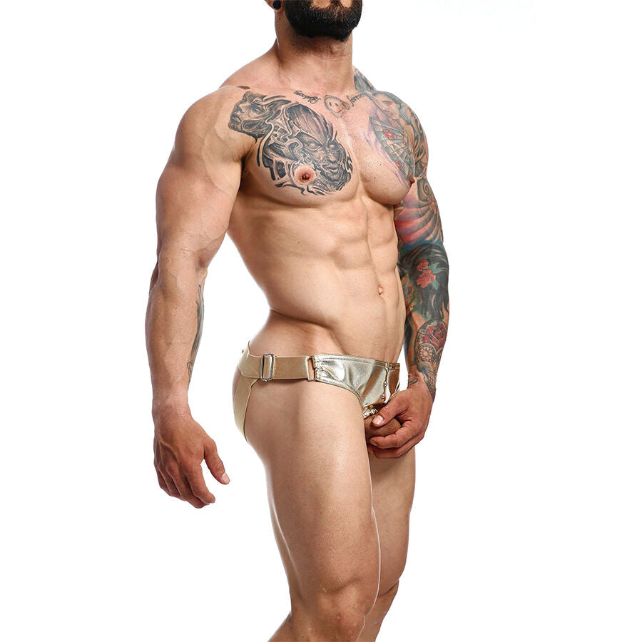 MOB - DNGEON JOCKSTRAP GOLDEN COCK RING ONE SIZE - NOCTURNA DESIRES