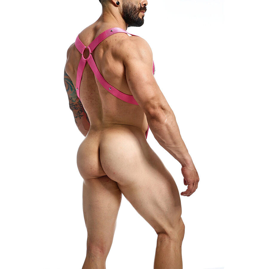 MOB - DNGEON CROSS BACK HARNESS PINK ONE SIZE - NOCTURNA DESIRES