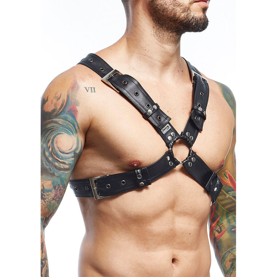 MOB - DNGEON BLACK HARNESS BELT ONE SIZE X - NOCTURNA DESIRES