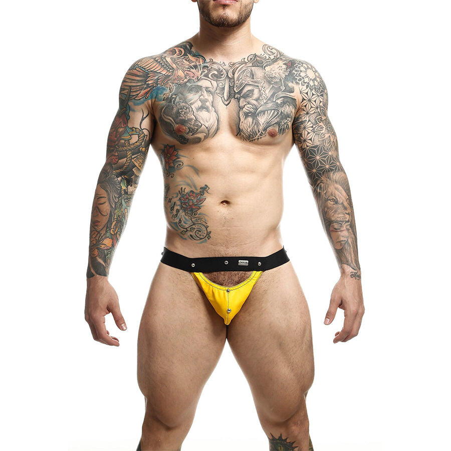 MOB - DNGEON JOCKSTRAP YELLOW SPORTSMAN ONE SIZE - NOCTURNA DESIRES