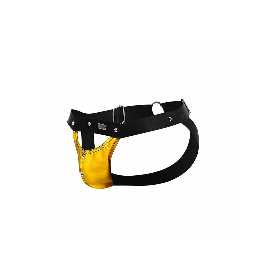 MOB - DNGEON JOCKSTRAP YELLOW SPORTSMAN ONE SIZE - NOCTURNA DESIRES