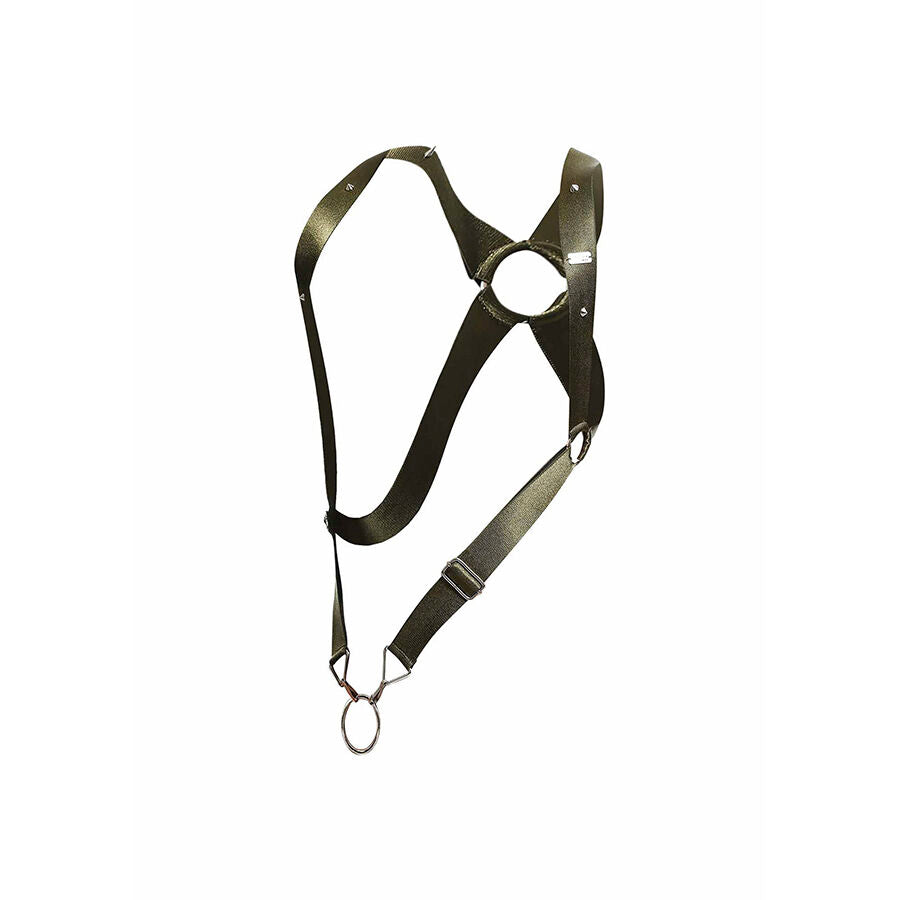 MOB - DNGEON CROSS BACK HARNESS GREEN ONE SIZE - NOCTURNA DESIRES