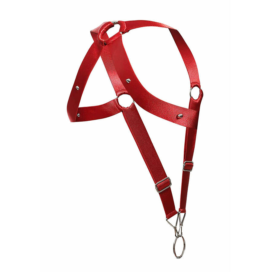 MOB - DNGEON CROSS BACK HARNESS RED ONE SIZE - NOCTURNA DESIRES