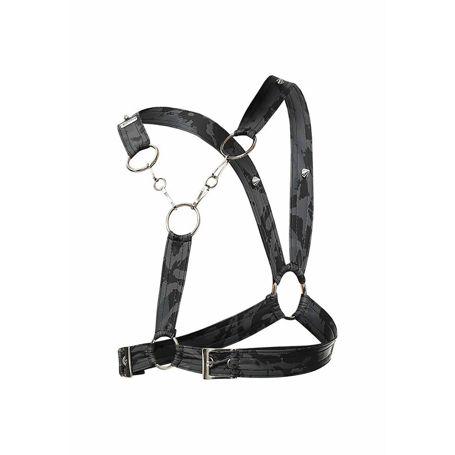MOB - DNGEON SILVER HARNESS WITH CHAINS ONE SIZE - NOCTURNA DESIRES