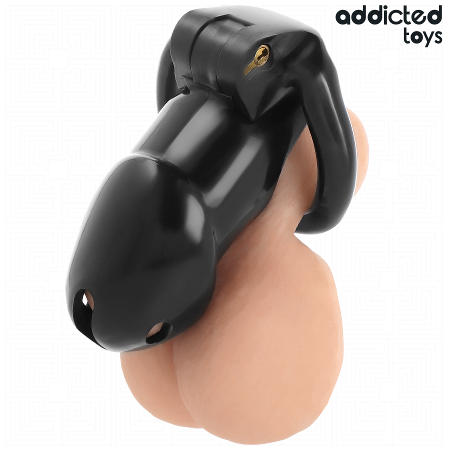 ADDICTED TOYS LOCKED - MINDNIGHT CELL PENIS CAGE SIZE L - NOCTURNA DESIRES
