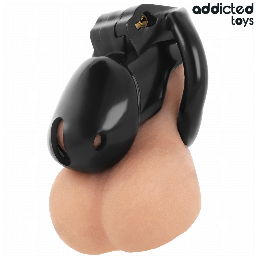 ADDICTED TOYS LOCKED - MINDNIGHT CELL PENIS CAGE SIZE S - NOCTURNA DESIRES