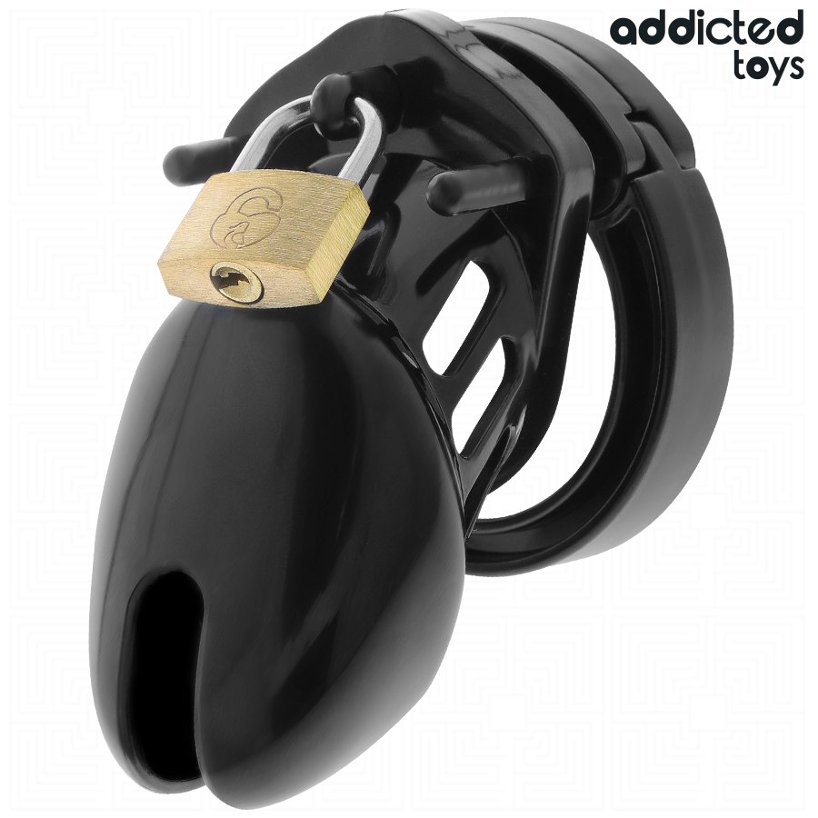 ADDICTED TOYS LOCKED - OBSIDIAN HOLD PENIS CAGE SIZE S - NOCTURNA DESIRES