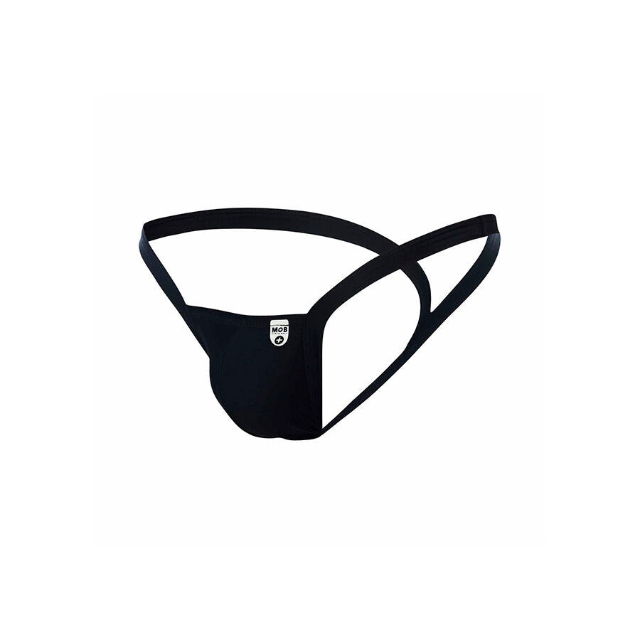 MOB - BLACK THONG SIZE XL - NOCTURNA DESIRES