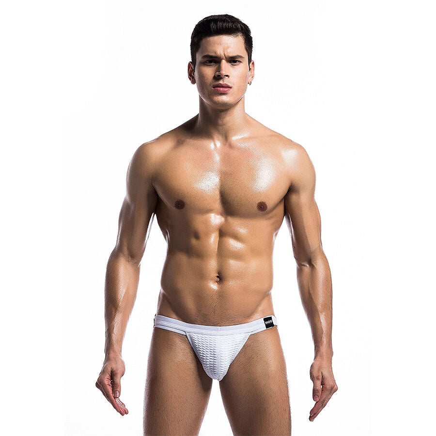 MOB - WHITE FETISH JOCKSTRAP SWIMSUIT SIZE XL - NOCTURNA DESIRES