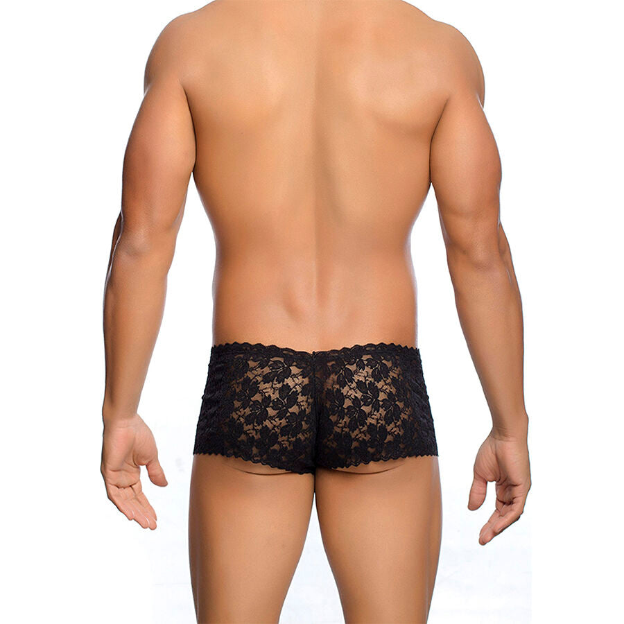 MOB - BLACK LACE BOXER SIZE L/XL - NOCTURNA DESIRES