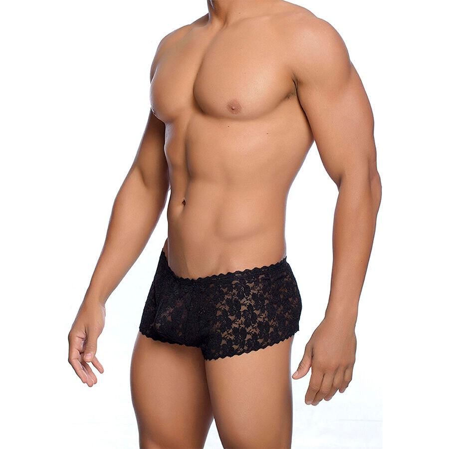 MOB - BLACK LACE BOXER SIZE S/M - NOCTURNA DESIRES
