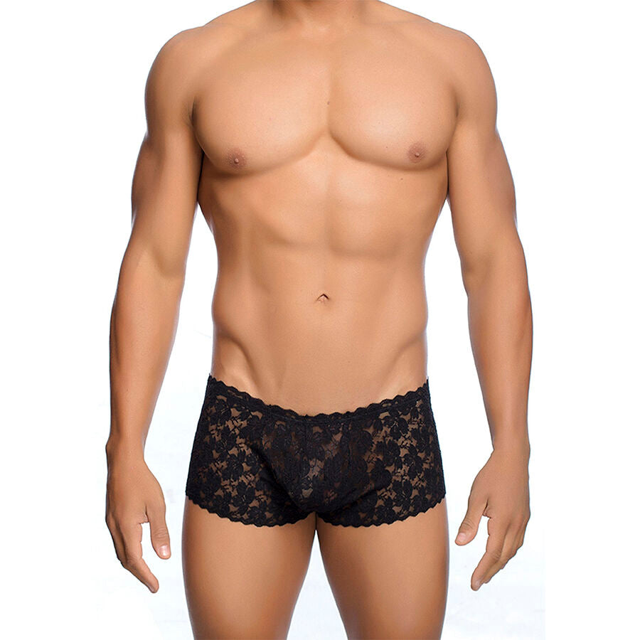 MOB - BLACK LACE BOXER SIZE S/M - NOCTURNA DESIRES