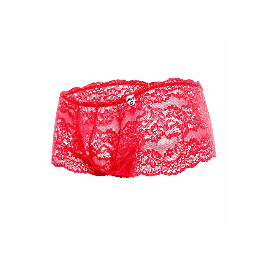 MOB - RED LACE BOXER SIZE L/XL - NOCTURNA DESIRES