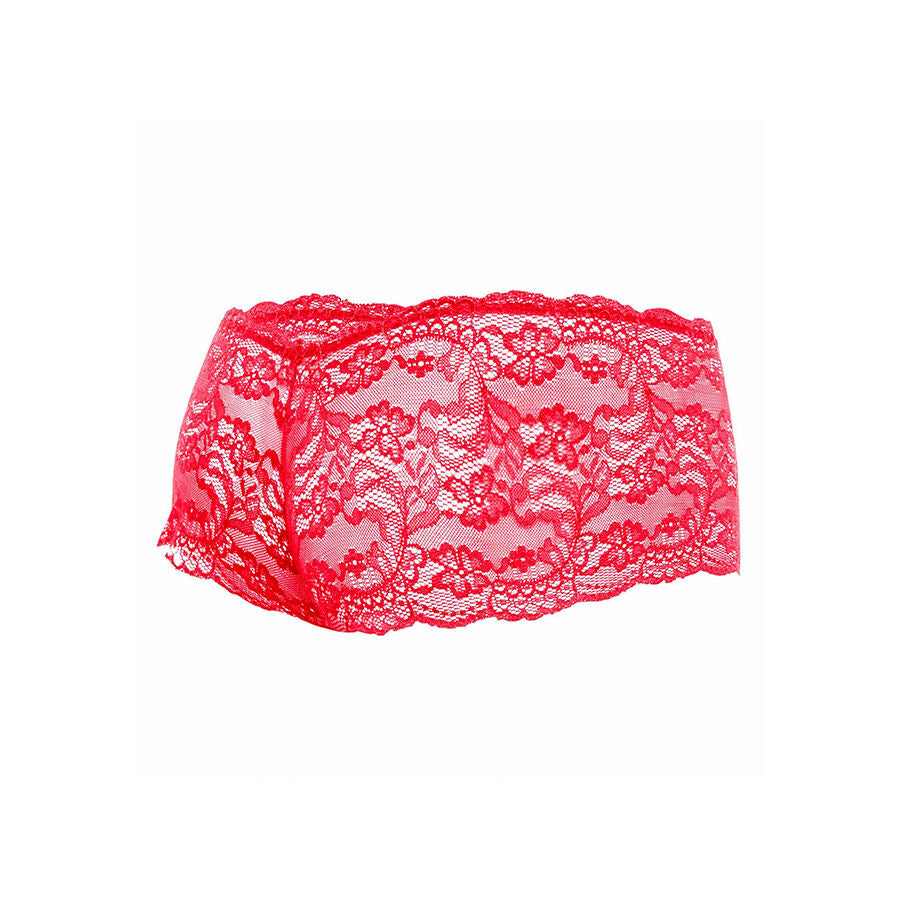 MOB - RED LACE BOXER SIZE S/M - NOCTURNA DESIRES