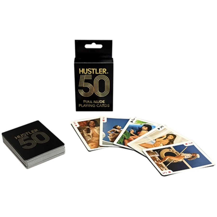 KHEPER GAMES - HUSTLER 50 FULL NUDE PLAYING CARDS - NOCTURNA DESIRES
