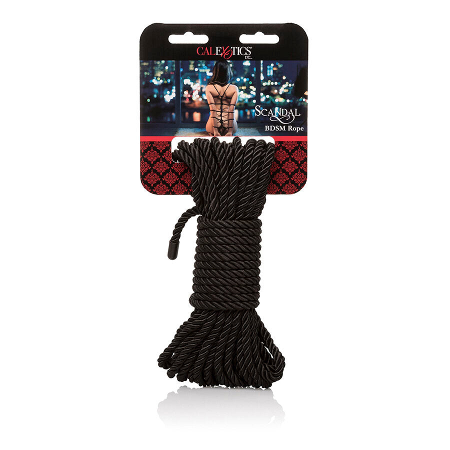 CALEXOTICS - SCANDAL BLACK BDSM ROPE 10 M - NOCTURNA DESIRES