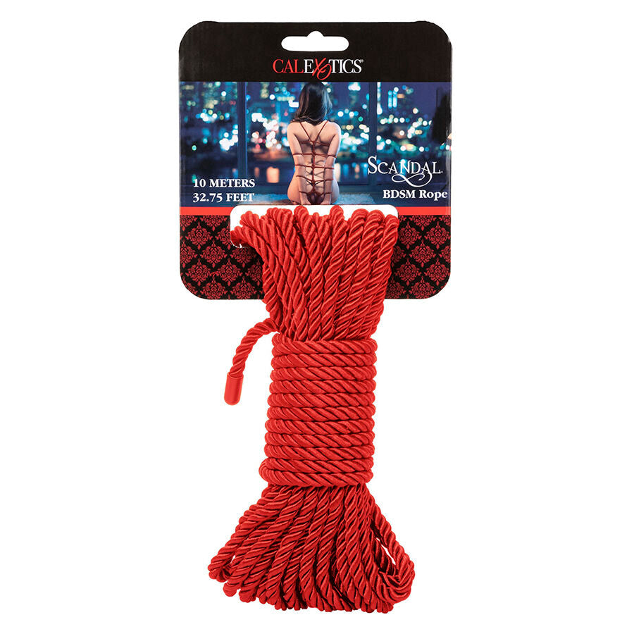 CALEXOTICS - SCANDAL RED BDSM ROPE 10 M - NOCTURNA DESIRES
