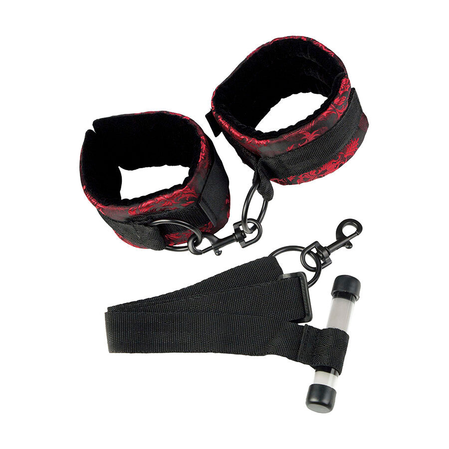 CALEXOTICS - SCANDAL BLACK DOOR HANDCUFFS - NOCTURNA DESIRES
