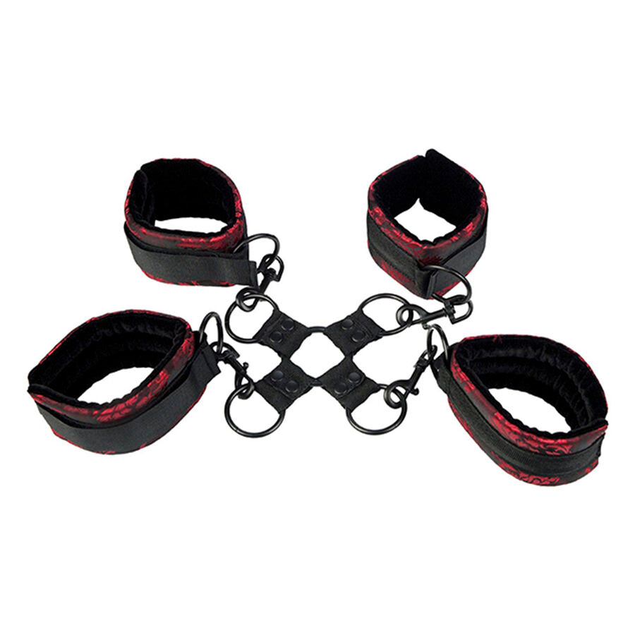 CALEXOTICS - SCANDAL HANDCUFFS HOG TIE - NOCTURNA DESIRES