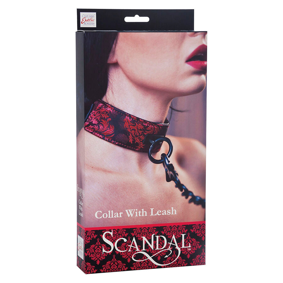 CALEXOTICS - SCANDAL NECKLACE WITH BLACK STRAP - NOCTURNA DESIRES