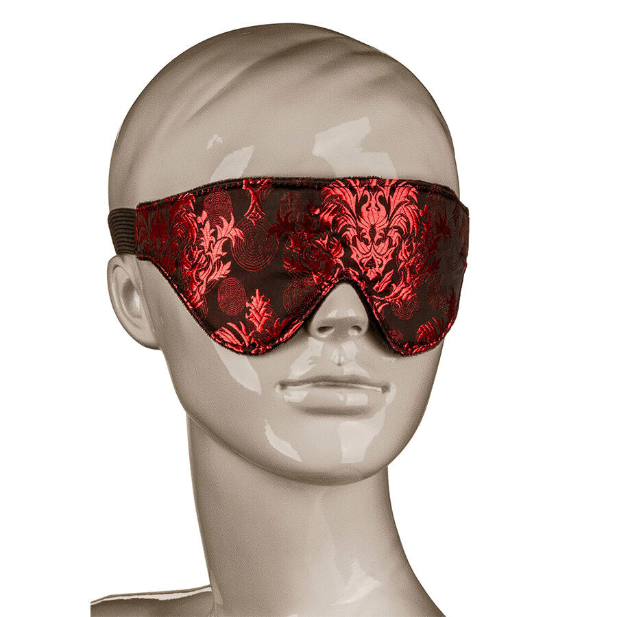CALEXOTICS - SCANDAL OPAQUE EYE MASK WITH RED DETAILS - NOCTURNA DESIRES