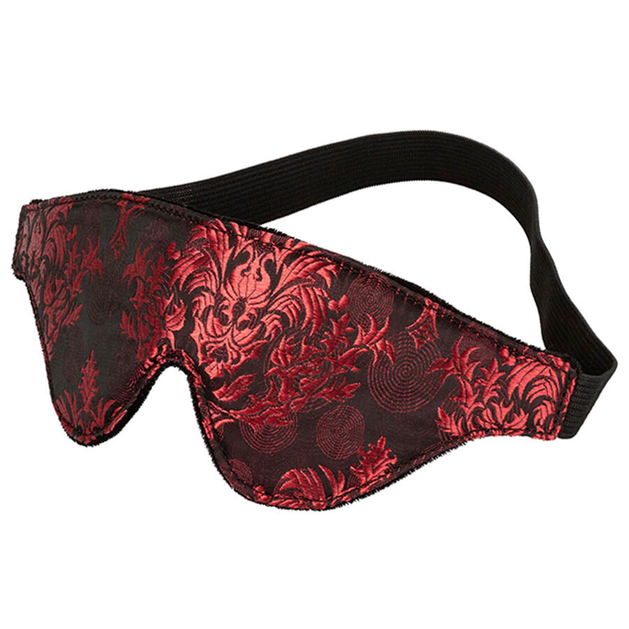 CALEXOTICS - SCANDAL OPAQUE EYE MASK WITH RED DETAILS - NOCTURNA DESIRES