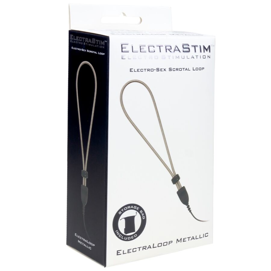 ELECTRASTIM - ELECTRALOOP ADJUSTABLE METAL SCROTAL RING - NOCTURNA DESIRES