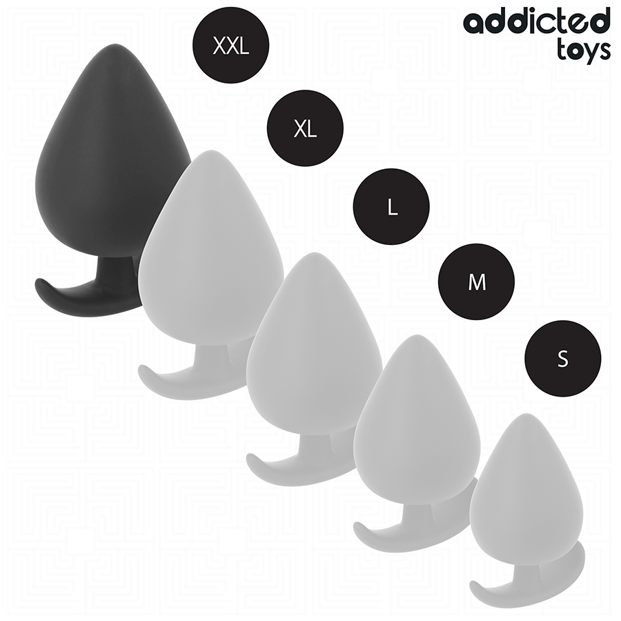 ADDICTED TOYS - ANAL PLUG SILICONE SIZE XXL 11 CM - NOCTURNA DESIRES