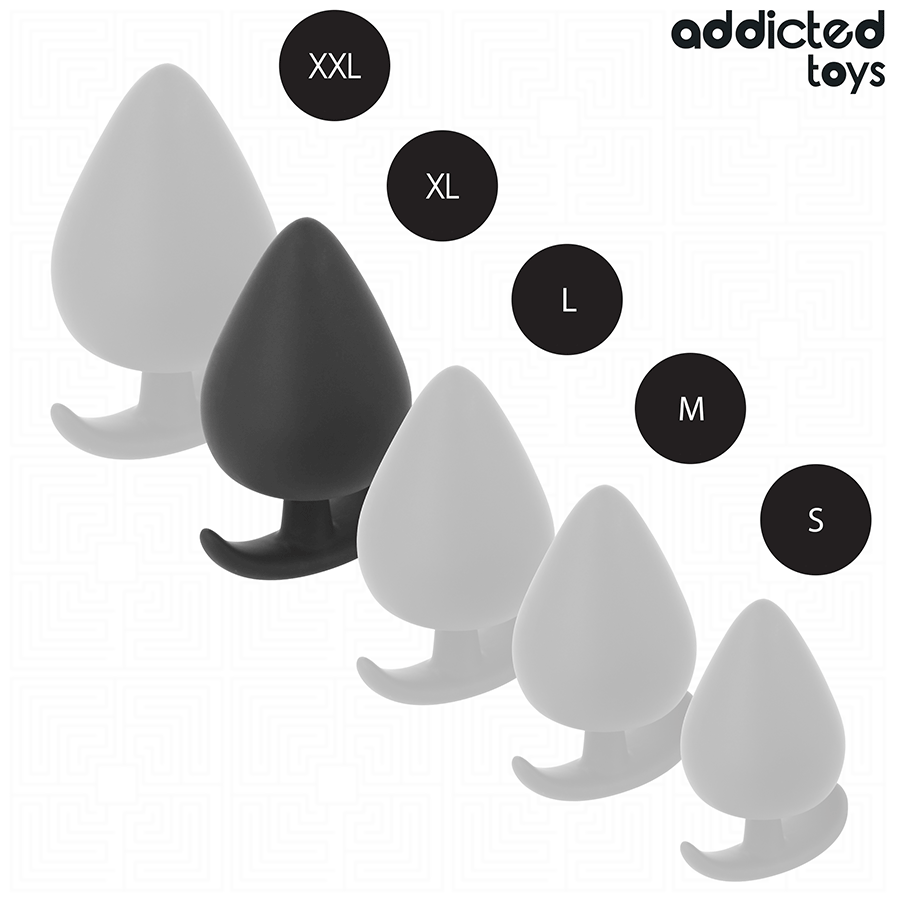 ADDICTED TOYS - ANAL PLUG SILICONE SIZE XL 9.5 CM - NOCTURNA DESIRES