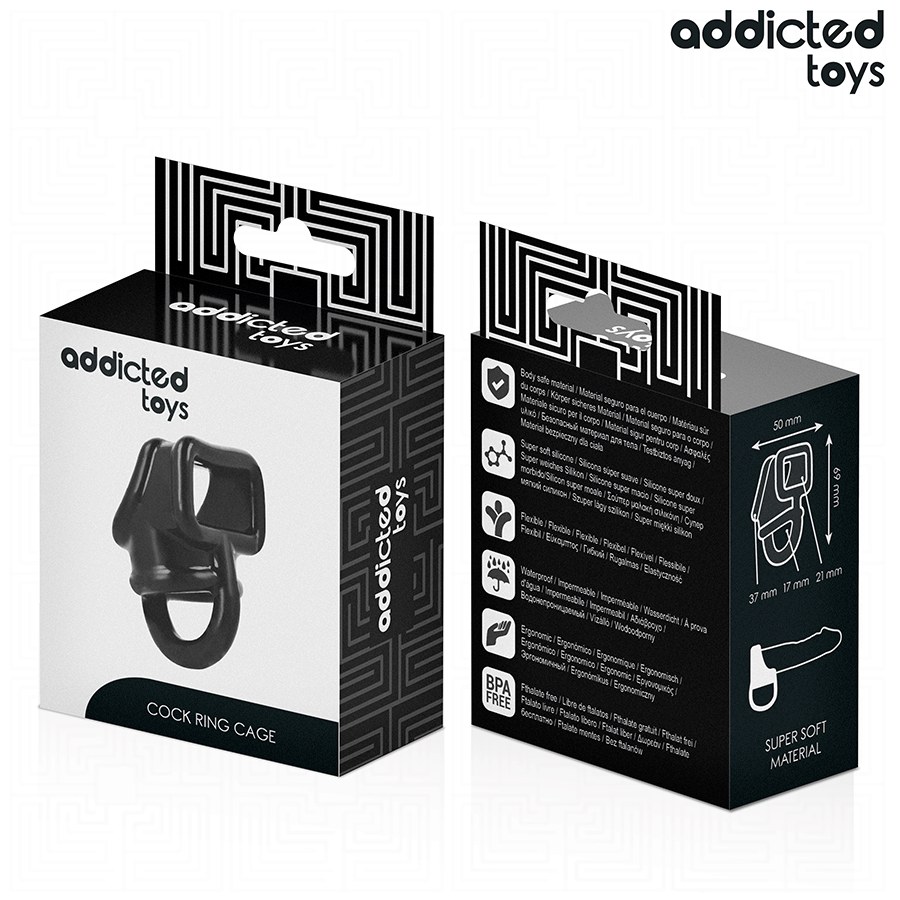 ADDICTED TOYS - PENIS CAGE RING - NOCTURNA DESIRES