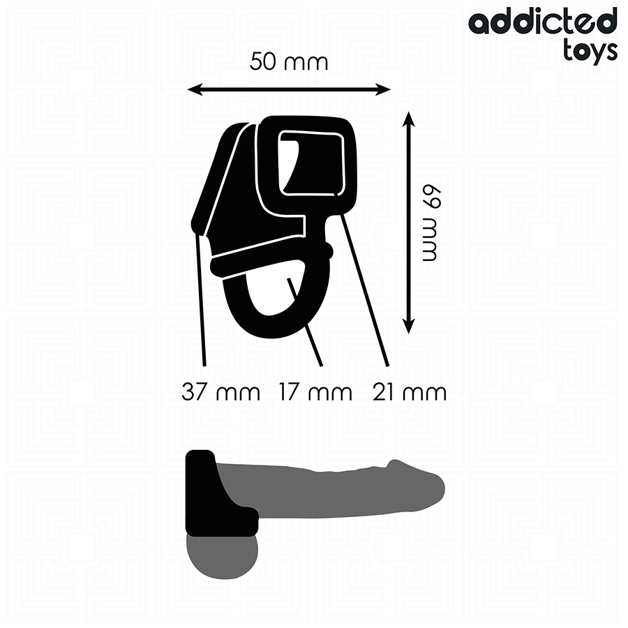 ADDICTED TOYS - PENIS CAGE RING - NOCTURNA DESIRES