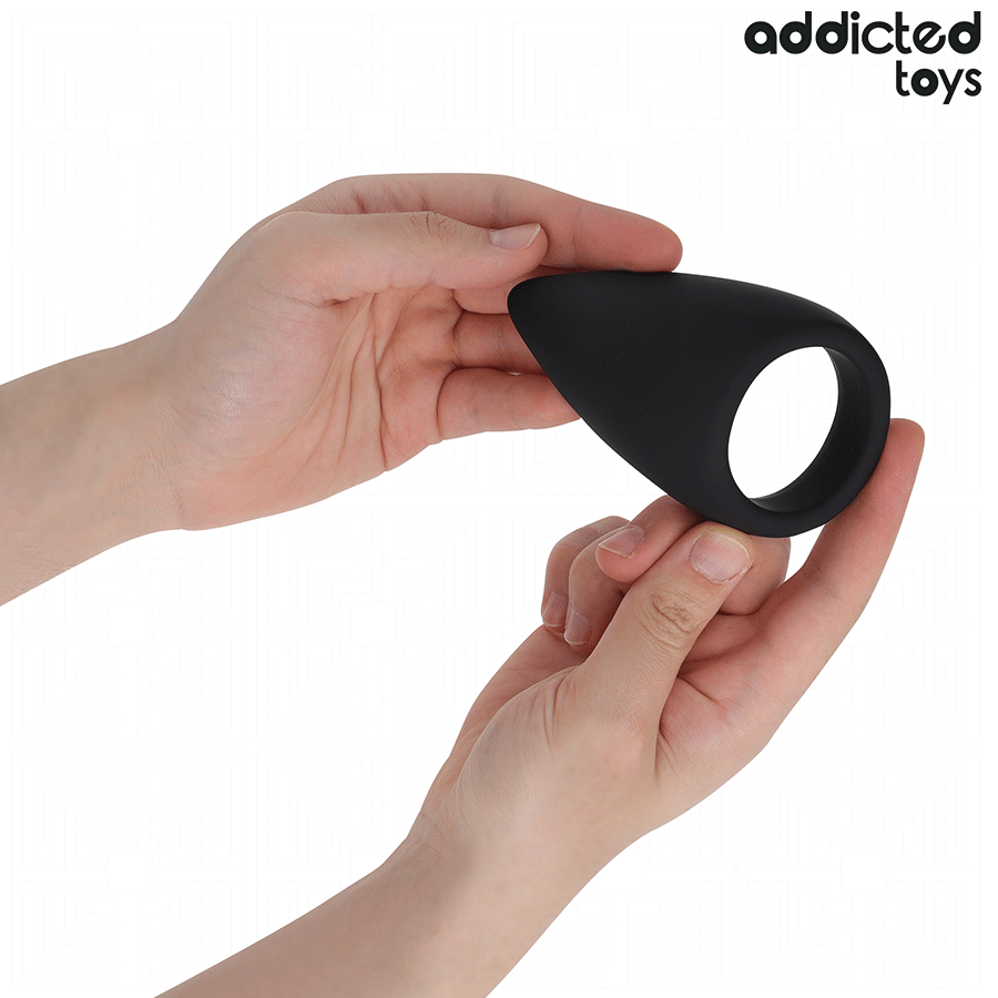 ADDICTED TOYS - TEAR SHAPED PENIS RING - NOCTURNA DESIRES