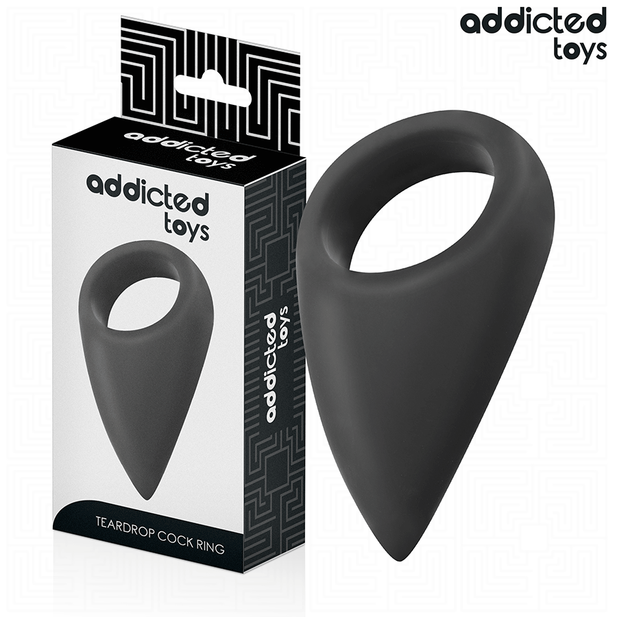 ADDICTED TOYS - TEAR SHAPED PENIS RING - NOCTURNA DESIRES