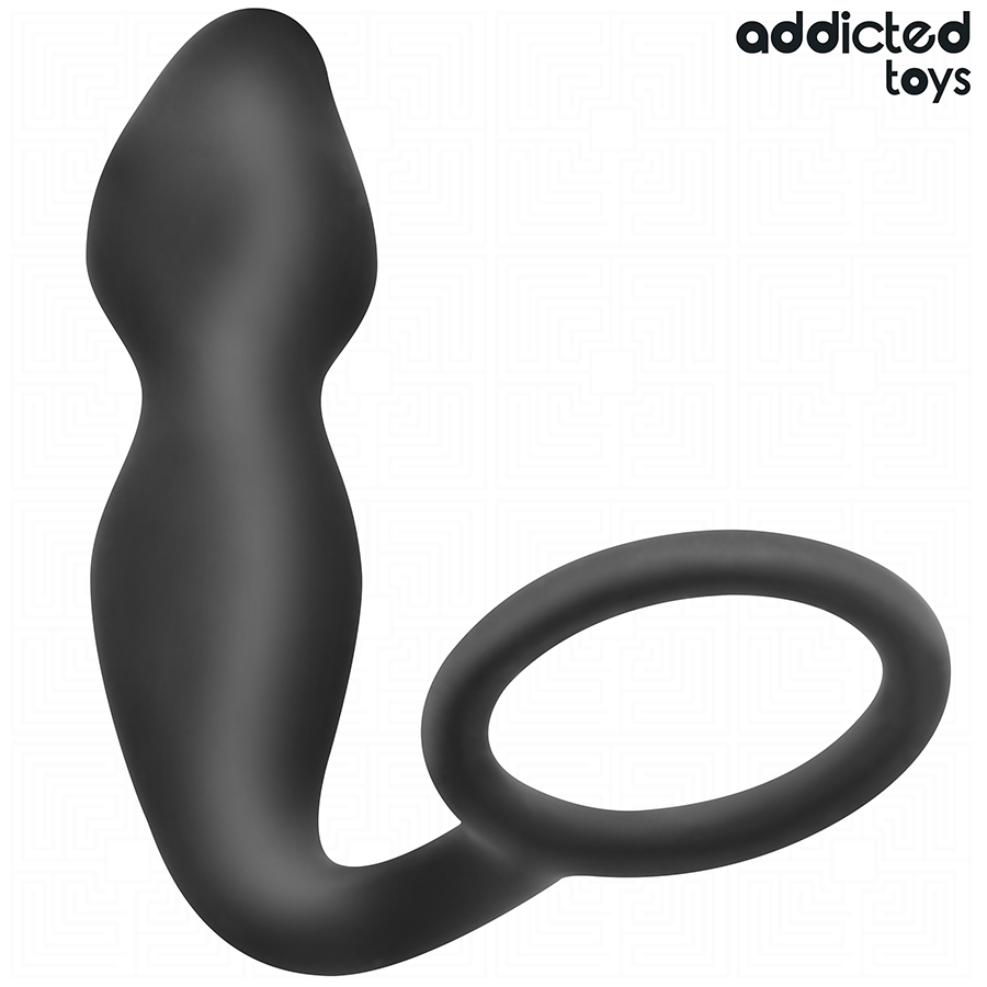 ADDICTED TOYS - ANAL PLUG WITH RING SILICONE MODEL 2 - NOCTURNA DESIRES