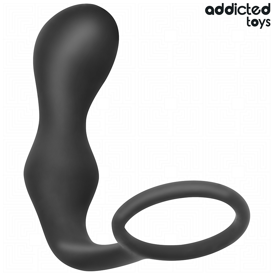 ADDICTED TOYS - ANAL PLUG WITH RING SILICONE MODEL 3 - NOCTURNA DESIRES