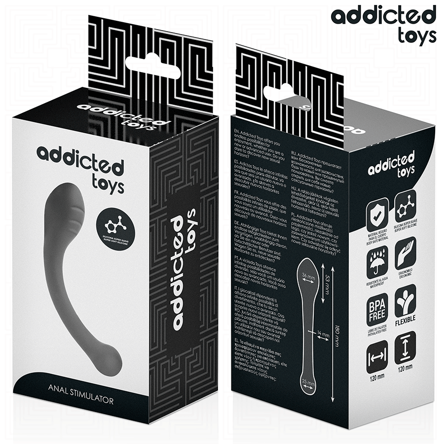 ADDICTED TOYS - ANAL STIMULATOR SILICONE 18 CM - NOCTURNA DESIRES