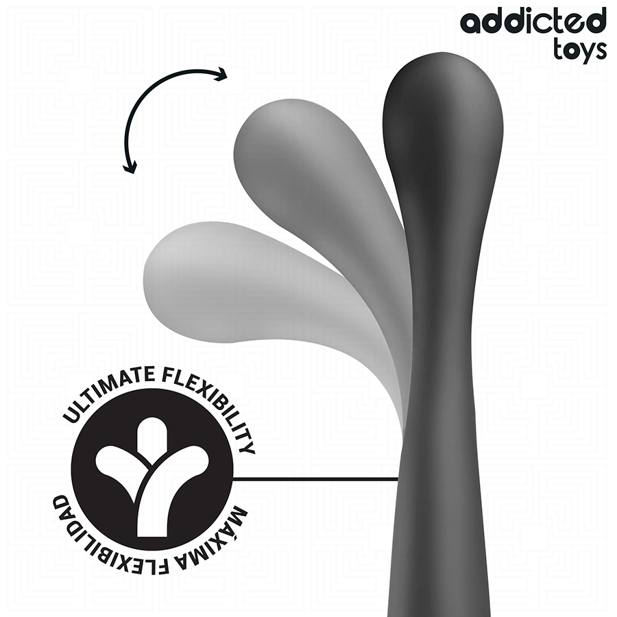 ADDICTED TOYS - DOUBLE ANAL MASSAGER SILICONE 22.5 CM - NOCTURNA DESIRES