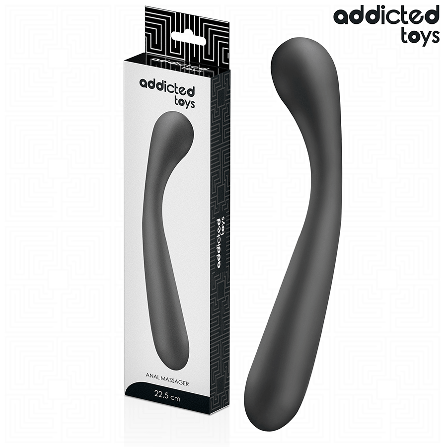 ADDICTED TOYS - DOUBLE ANAL MASSAGER SILICONE 22.5 CM - NOCTURNA DESIRES