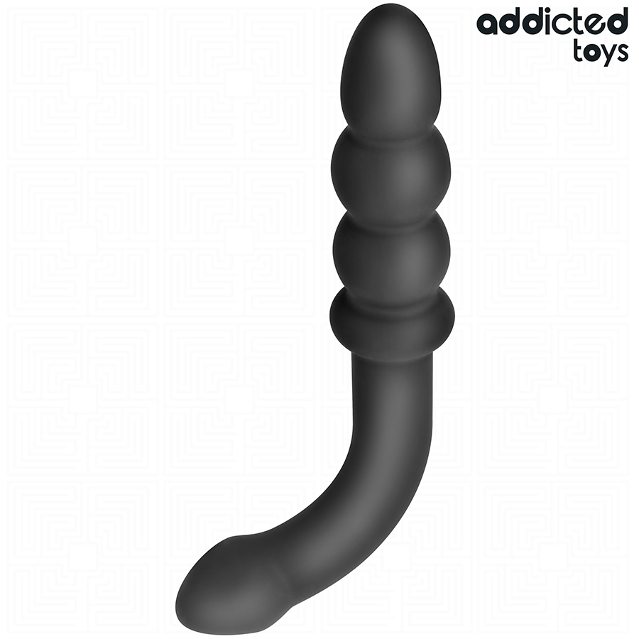 ADDICTED TOYS - DOUBLE ANAL MASSAGER SILICONE 16.5 CM - NOCTURNA DESIRES