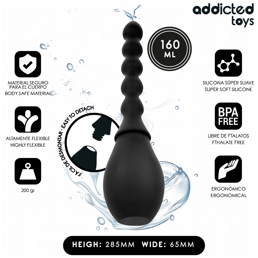 ADDICTED TOYS - TRAVEL CLEANER SILICONE MODEL 2 - NOCTURNA DESIRES