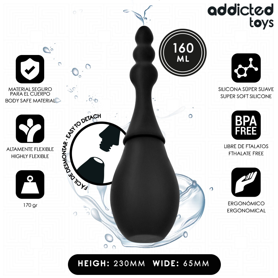 ADDICTED TOYS - TRAVEL CLEANER SILICONE MODEL 4 - NOCTURNA DESIRES