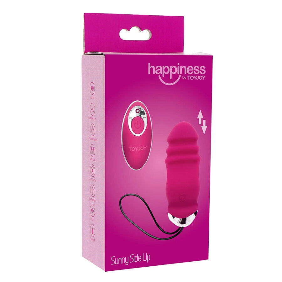 TOYJOY - HAPPINESS SUNN SIDE UP AND DOWN VIBRATOR REMOTE CONTROL FUCHSIA - NOCTURNA DESIRES