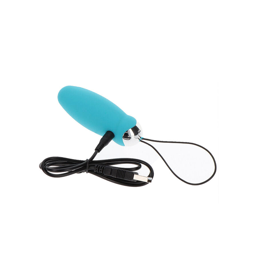 TOYJOY - HAPPINESS I'M SO EGGCITED REMOTE CONTROL VIBRATOR BLUE - NOCTURNA DESIRES
