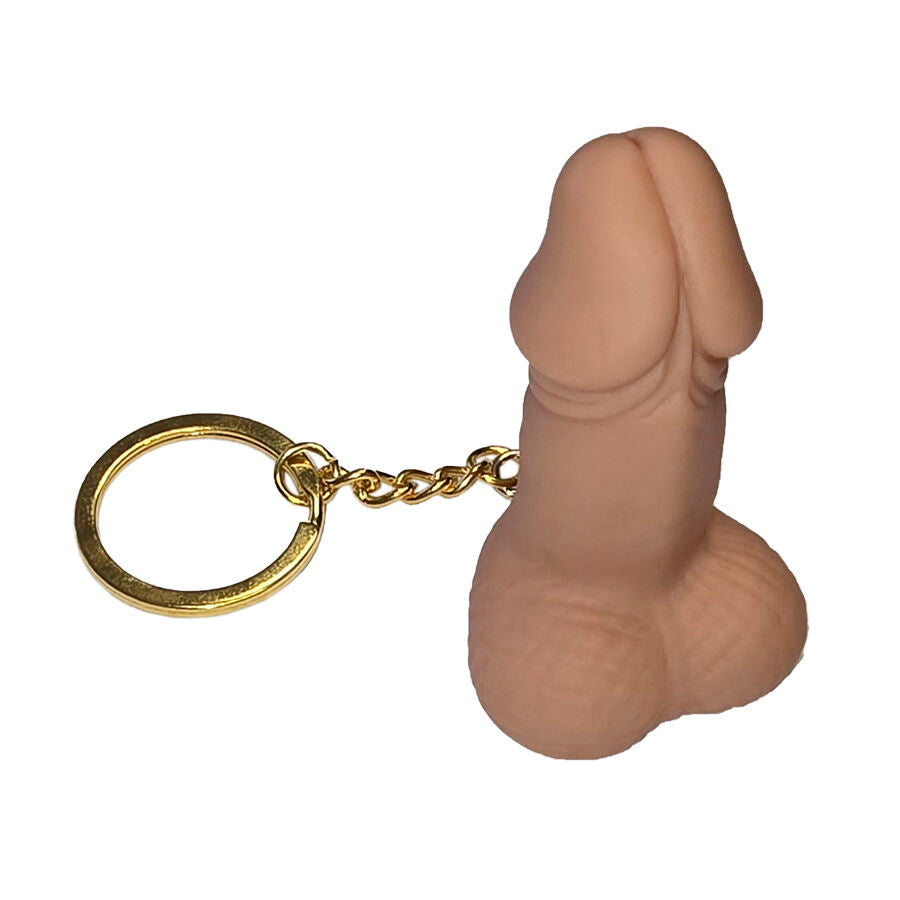DIABLO PICANTE - WHISTLE KEYCHAIN IN THE SHAPE OF A PENIS IN FLESH COLOR - NOCTURNA DESIRES